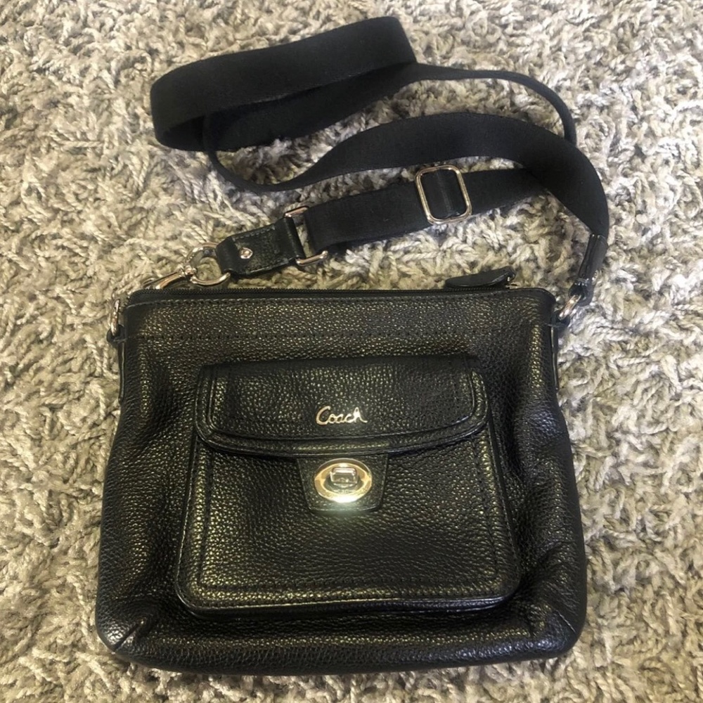 Black Coach Crossbody Purse